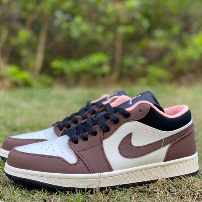 Air Jordan 1 Low  “Mocha Brown” Sneaker   DC6991-200 - DesignerGu