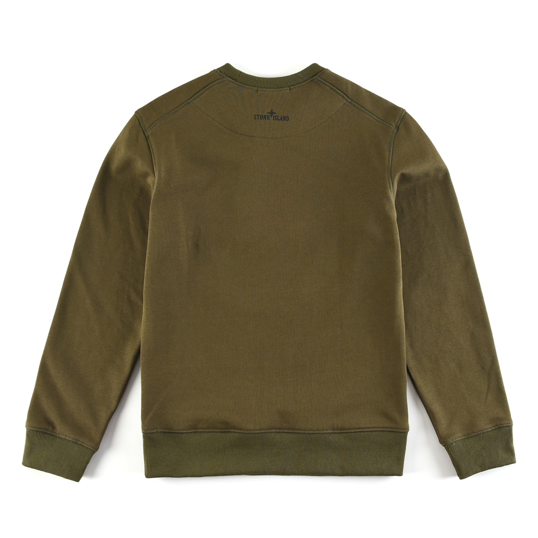 Stone Island Crew Neck Sweatshirt - DesignerGu