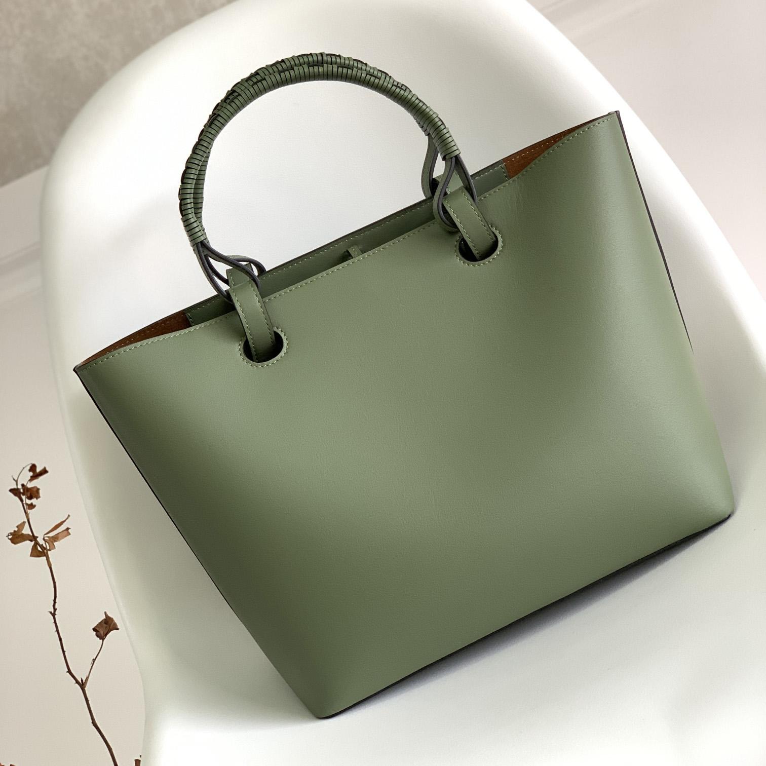 Loewe Small Anagram Tote Bag In Classic Calfskin - DesignerGu