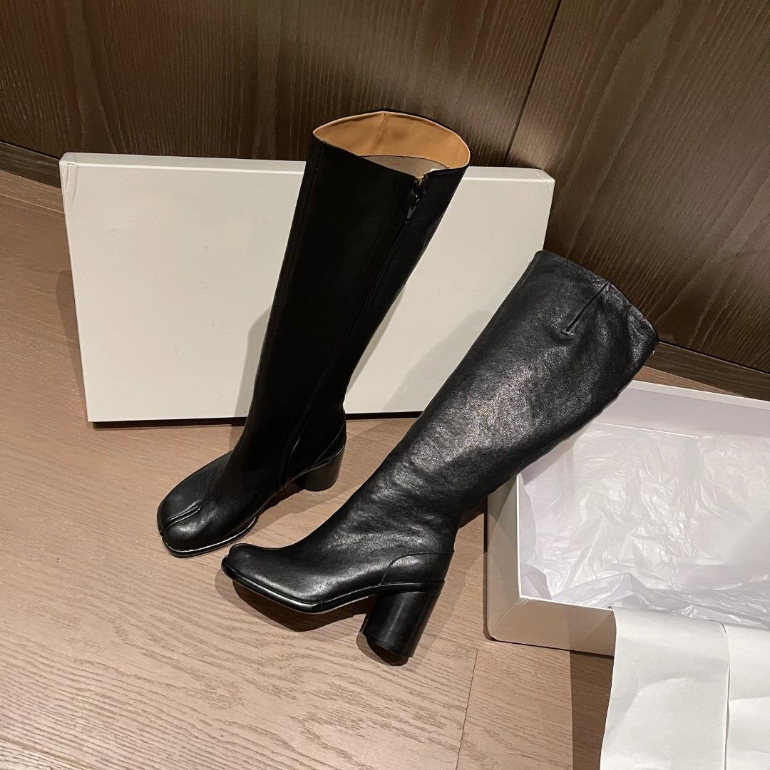 Maison Margiela Tabi 80mm Knee-High Boots - DesignerGu