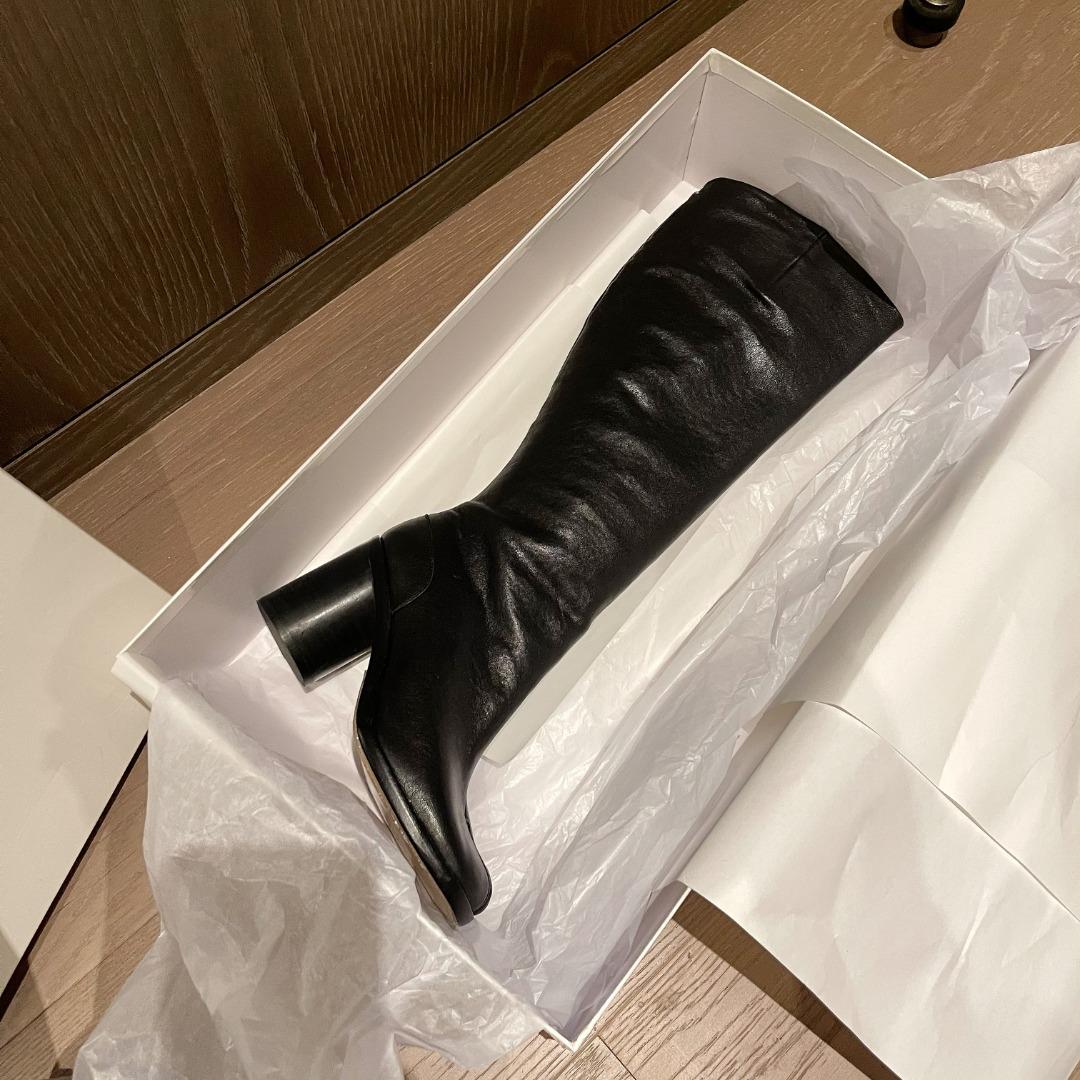 Maison Margiela Tabi 80mm Knee-High Boots - DesignerGu