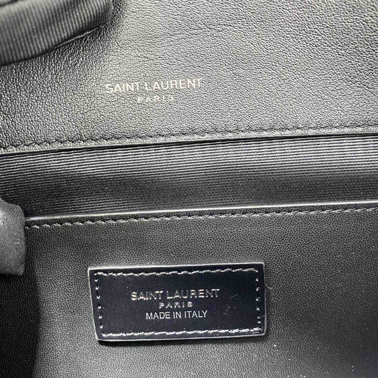 Saint Laurent Women's Niki Small Striped Canvas Shoulder Bag (22cm) - DesignerGu