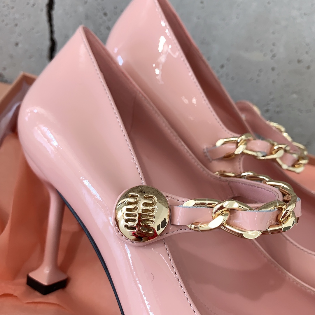 Miu Miu Patent Leather Pumps - DesignerGu