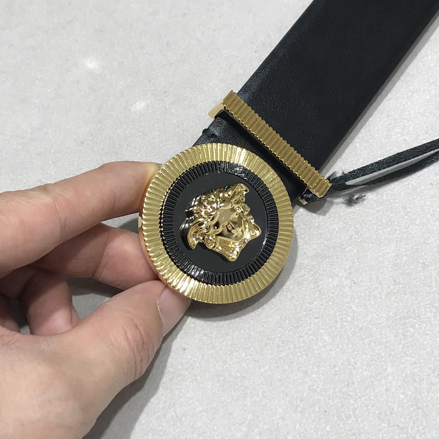 Versace Medusa Leathre Belt    38mm - DesignerGu