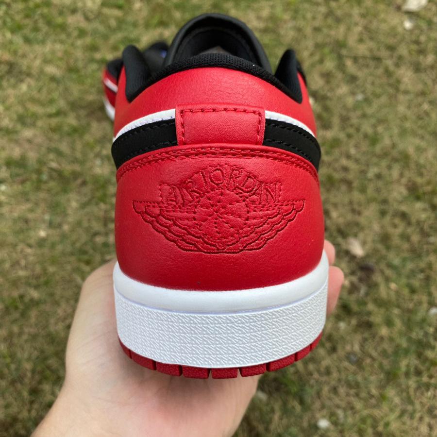 Air Jordan 1 Low “Black Toe” Sneaker   553558-116 - DesignerGu