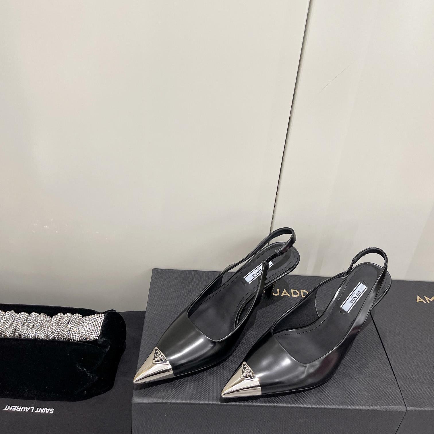 Prada 75mm Slingback Pump - DesignerGu