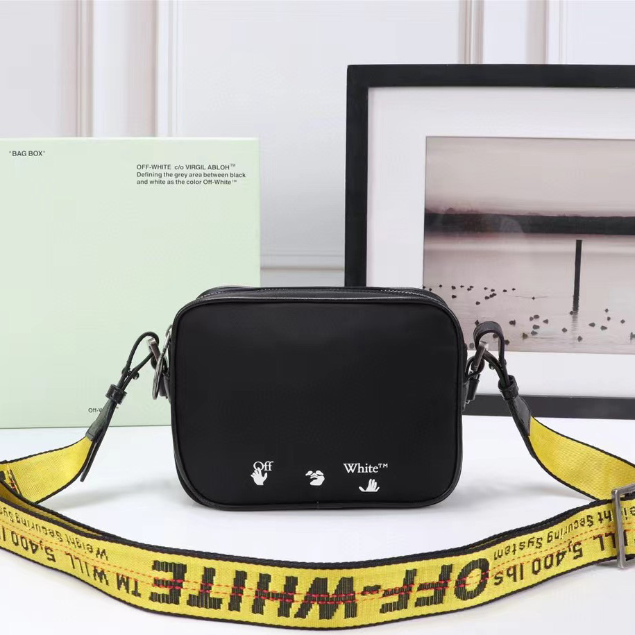 Off white Logo Nylon Crossbody Bag(19-14-5.5cm) - DesignerGu