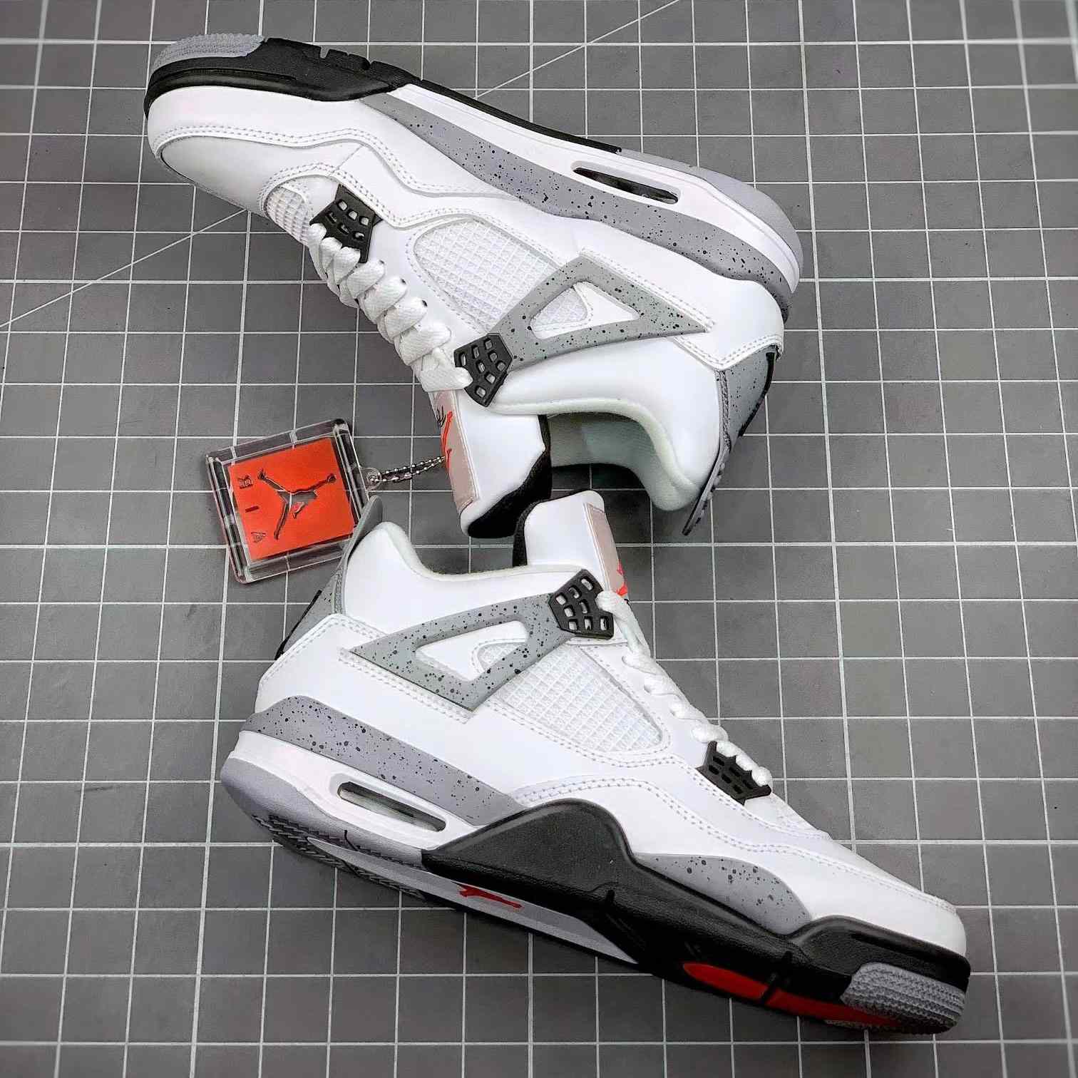 Air Jordan 4 Retro “White Cement” Cement” Sneaker      CZ5624 - DesignerGu