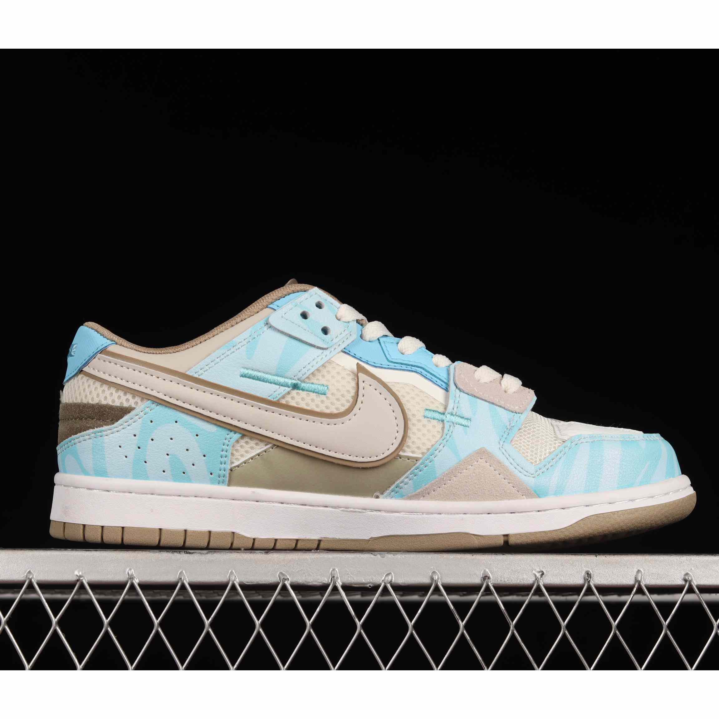 Nike Dunk Low Scrap Bone White Tiffany Green Sneaker      DH7450-102 - DesignerGu