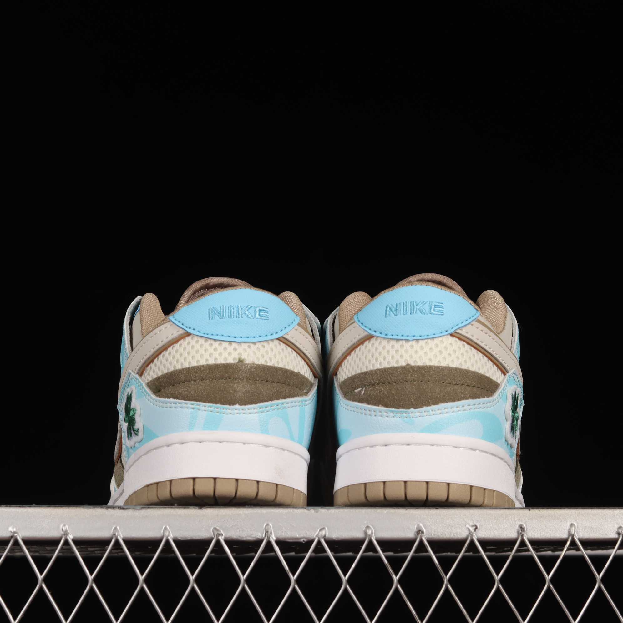 Nike Dunk Low Scrap Bone White Tiffany Green Sneaker      DH7450-102 - DesignerGu