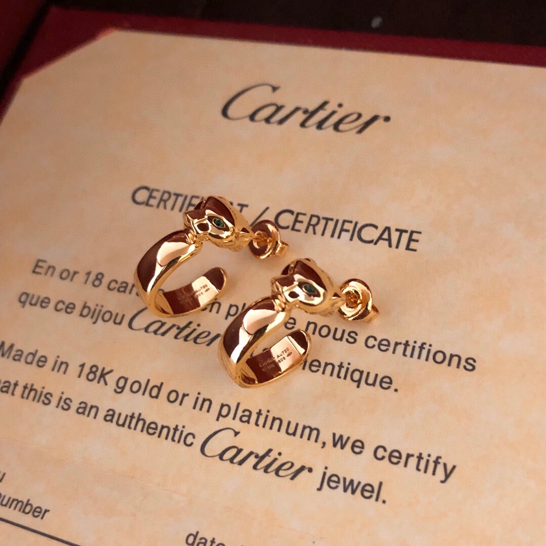 Cartier Panthère de Cartier Earrings - DesignerGu