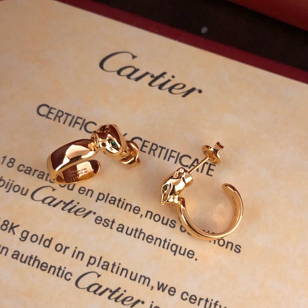 Cartier Panthère de Cartier Earrings - DesignerGu