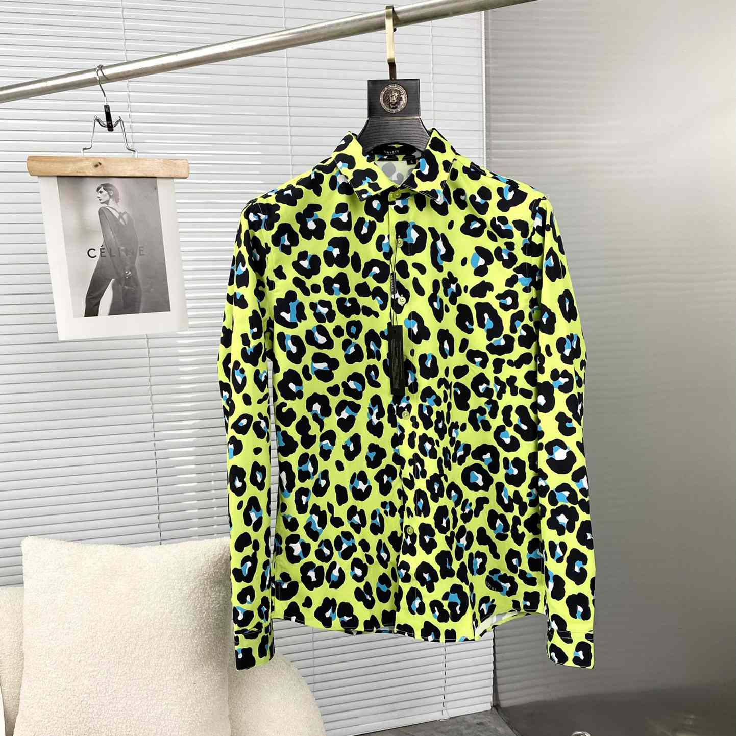 Versace Daisy Leopard Shirt - DesignerGu