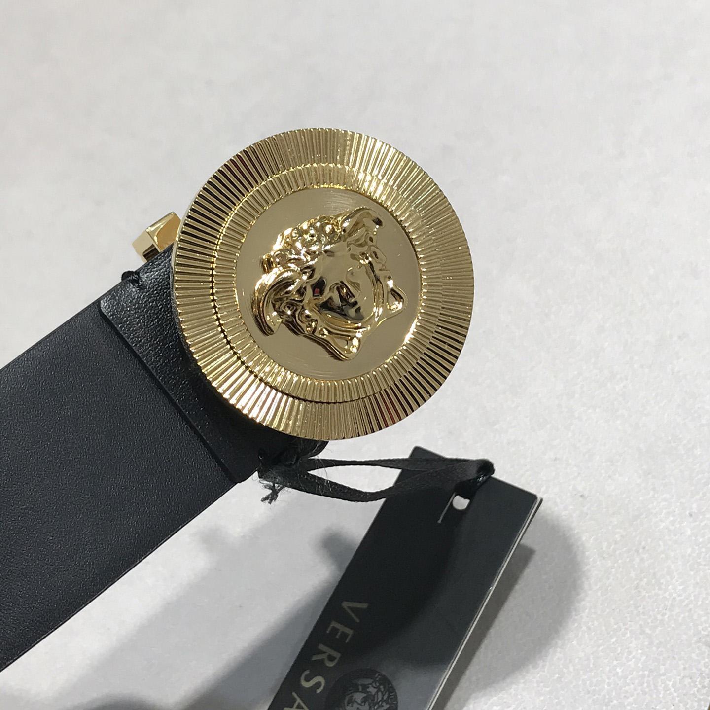 Versace Medusa Leathre Belt 38mm - DesignerGu