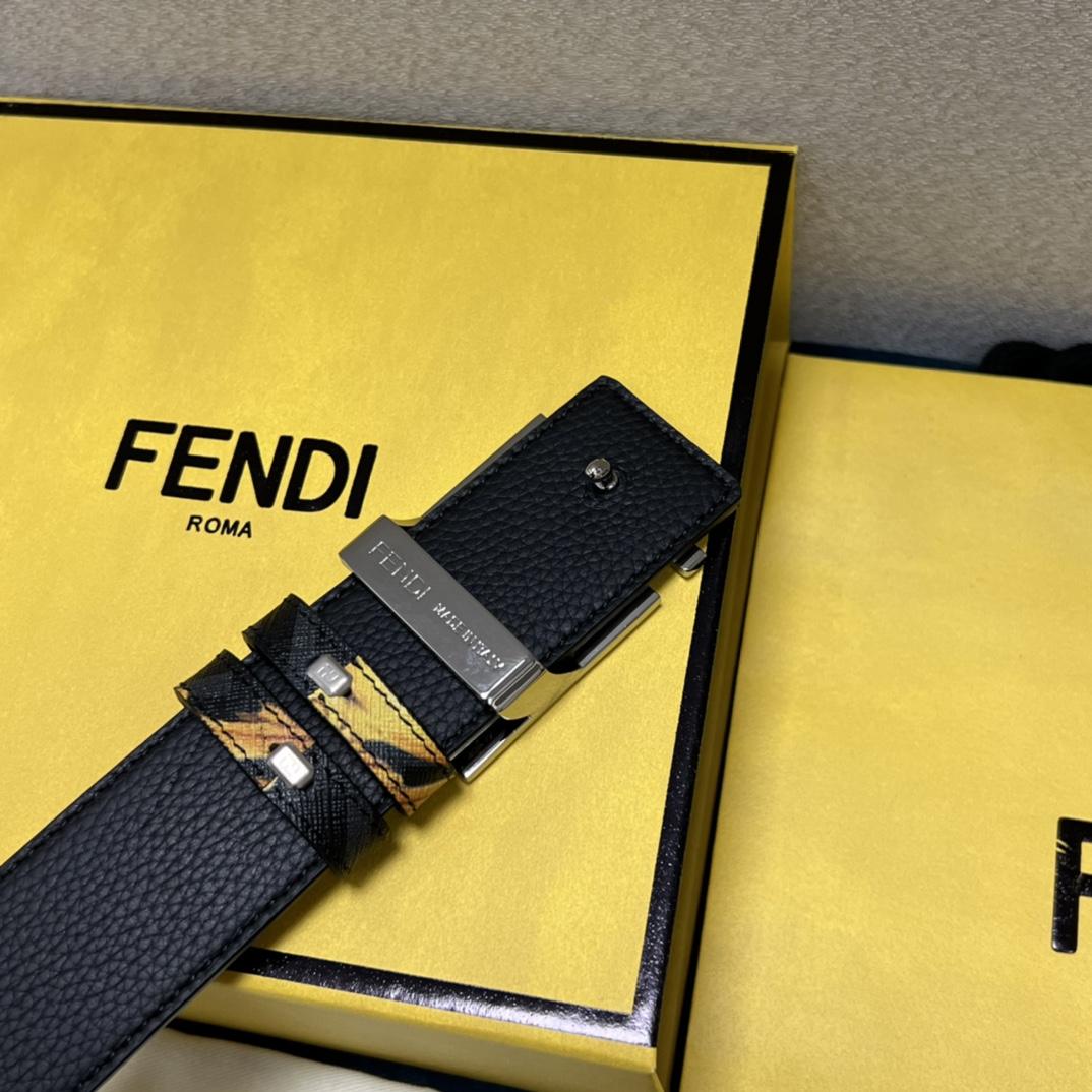 Fendi x Versace Fendace Reversible Belt - DesignerGu