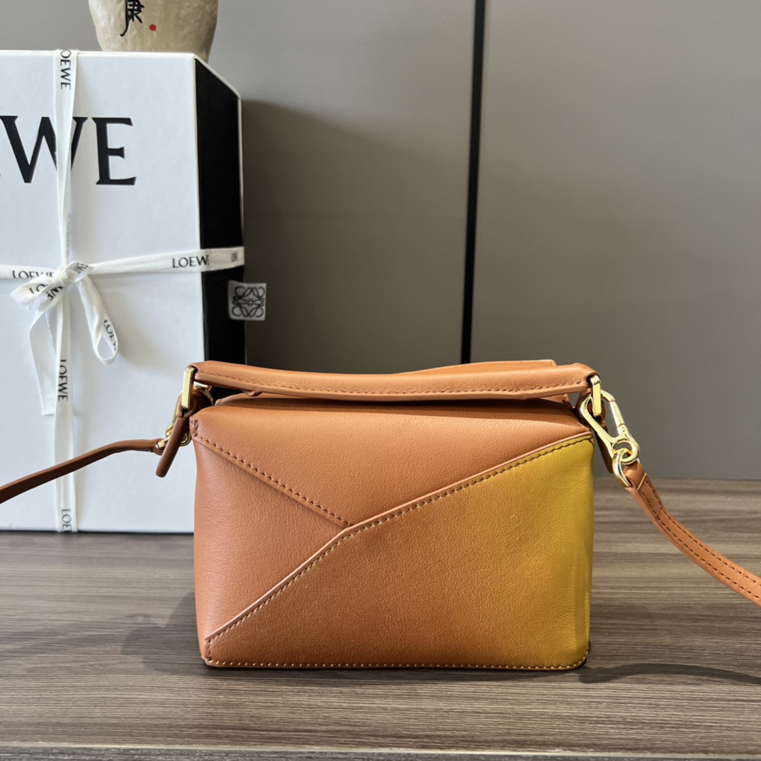 Loewe Mini Puzzle Edge Bag In degrade Nappa Calfskin - DesignerGu