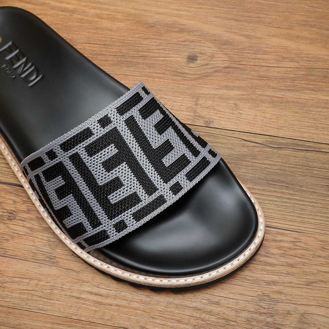 Fendi FF Logo Slides - DesignerGu