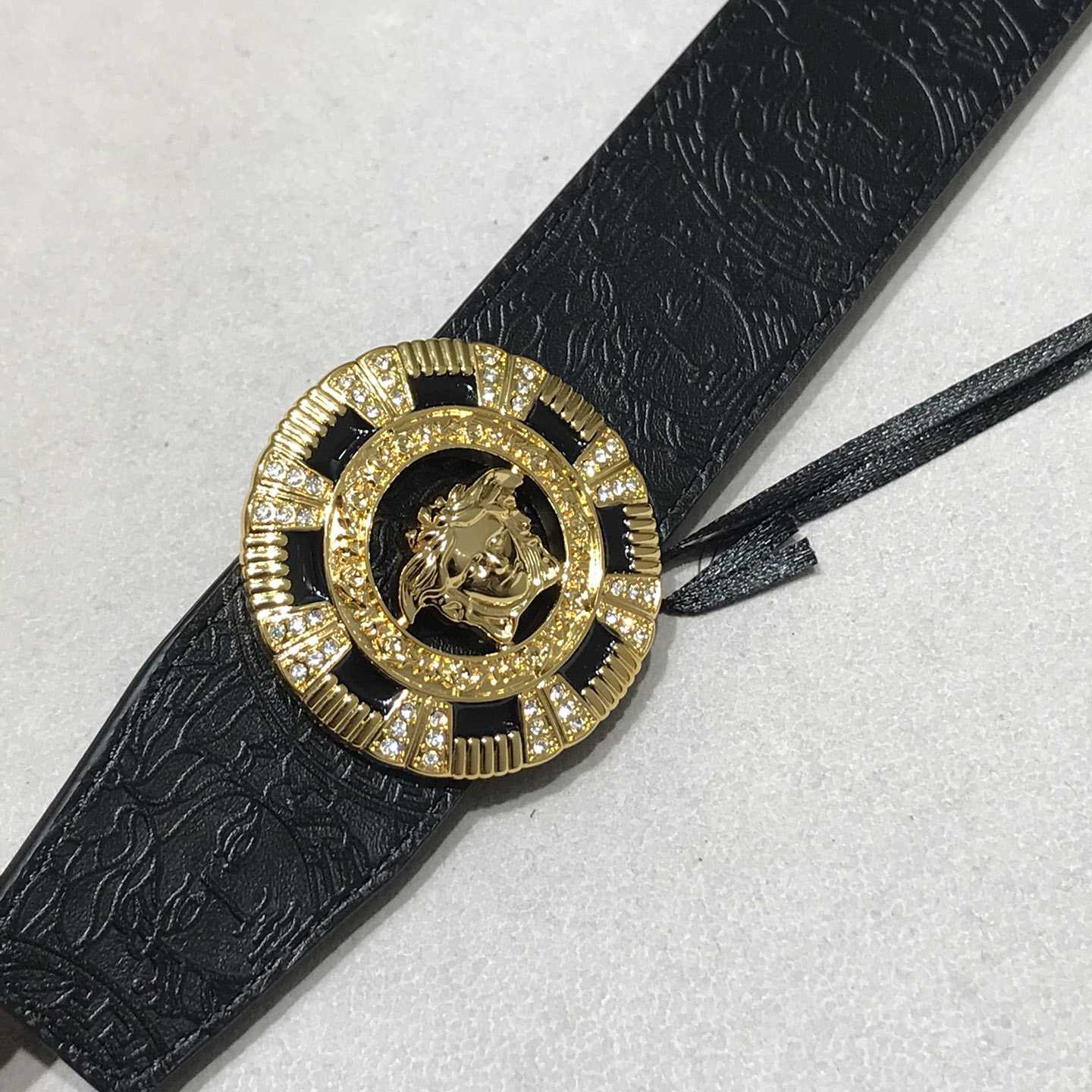 Versace Medusa Leathre Belt    39mm - DesignerGu