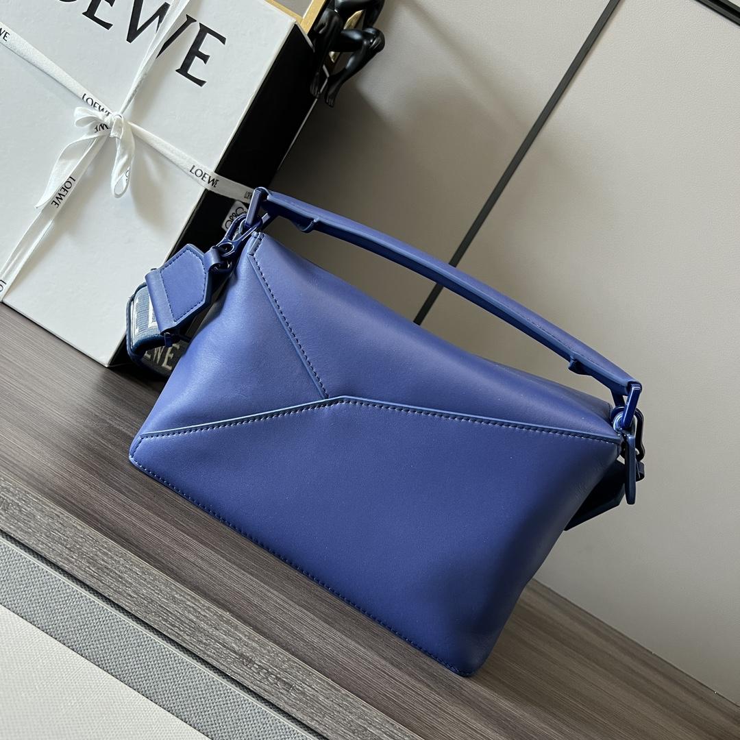 Loewe Small Puzzle Edge Bag In Satin Calfskin - DesignerGu