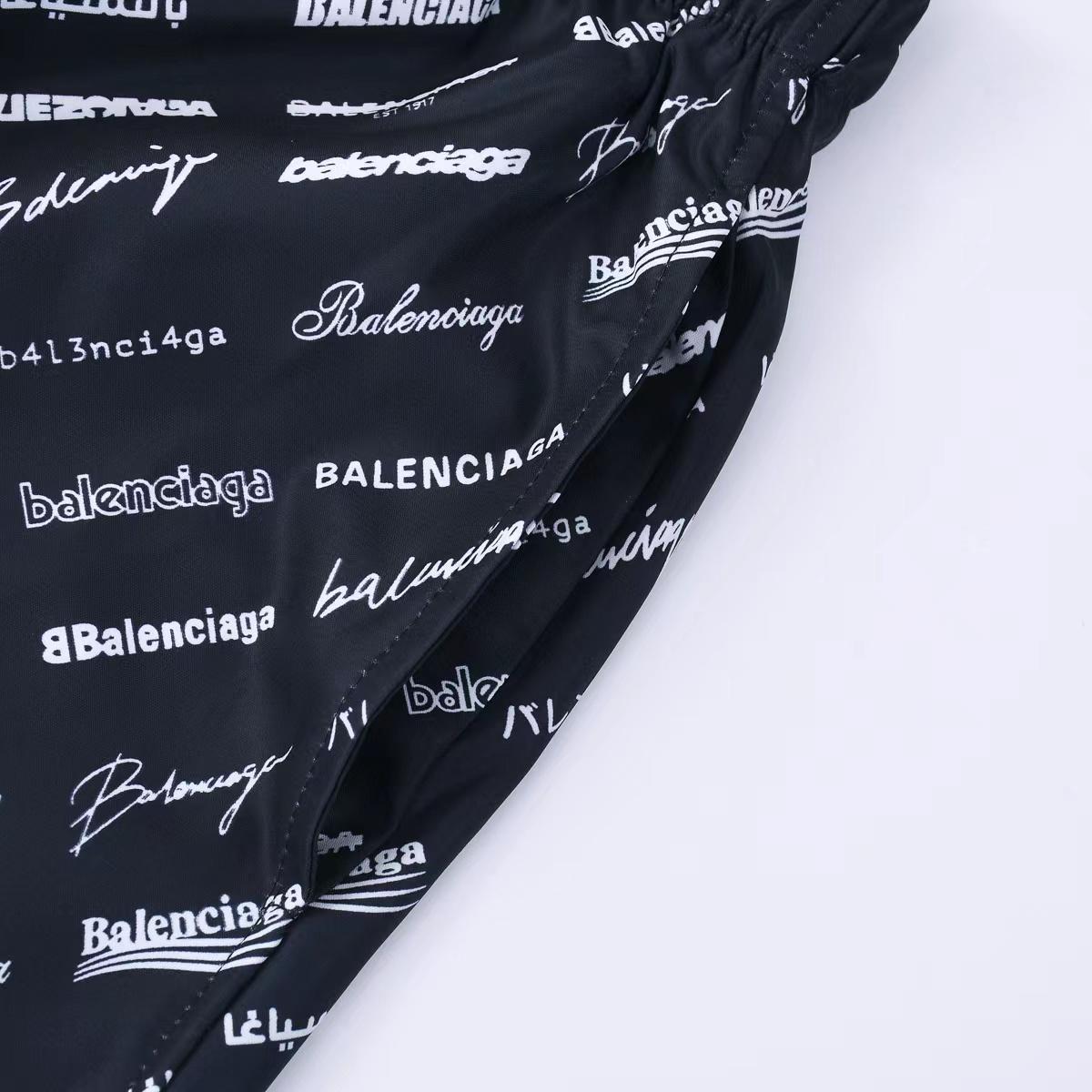 Balenciaga All-Over Logo Trousers - DesignerGu