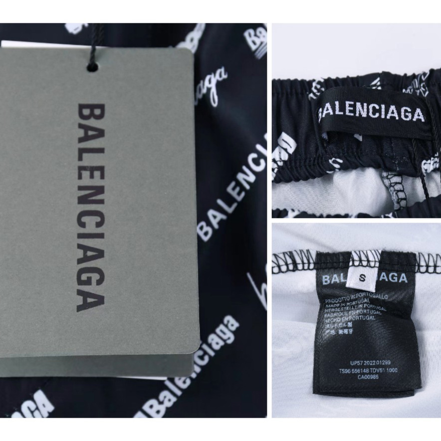 Balenciaga All-Over Logo Trousers - DesignerGu