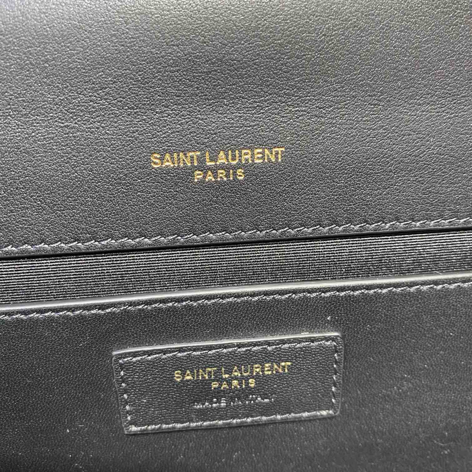 Saint Laurent Striped Small Chain Bag(20x13x5.5cm) - DesignerGu