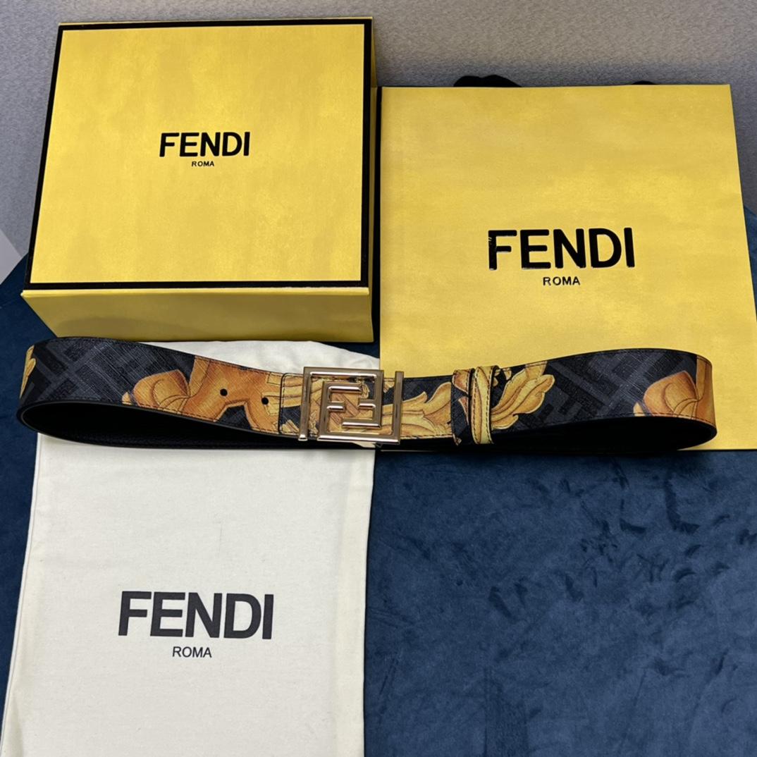 Fendi x Versace Fendace Reversible Belt - DesignerGu