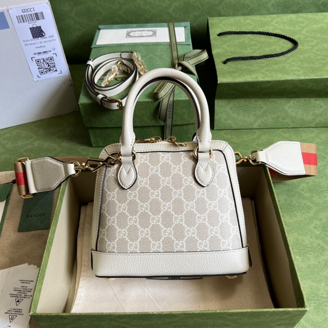 Gucci Horsebit 1955 GG Mini Bag(20-19.5-7.5cm) - DesignerGu