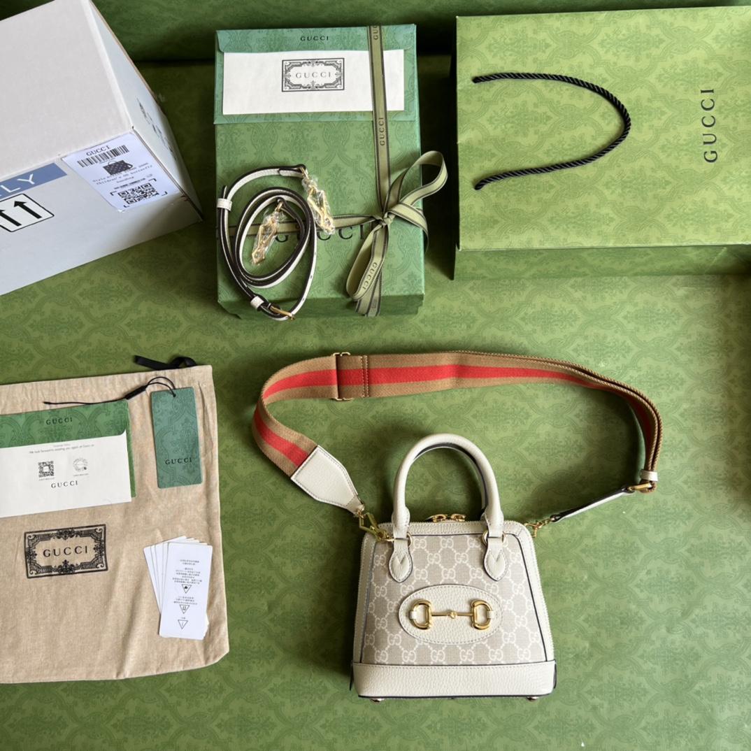 Gucci Horsebit 1955 GG Mini Bag(20-19.5-7.5cm) - DesignerGu