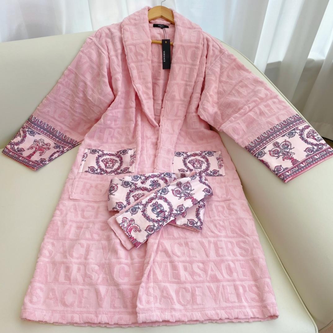 Versace I ♡ Baroque Bathrobe(Uniform size) - DesignerGu