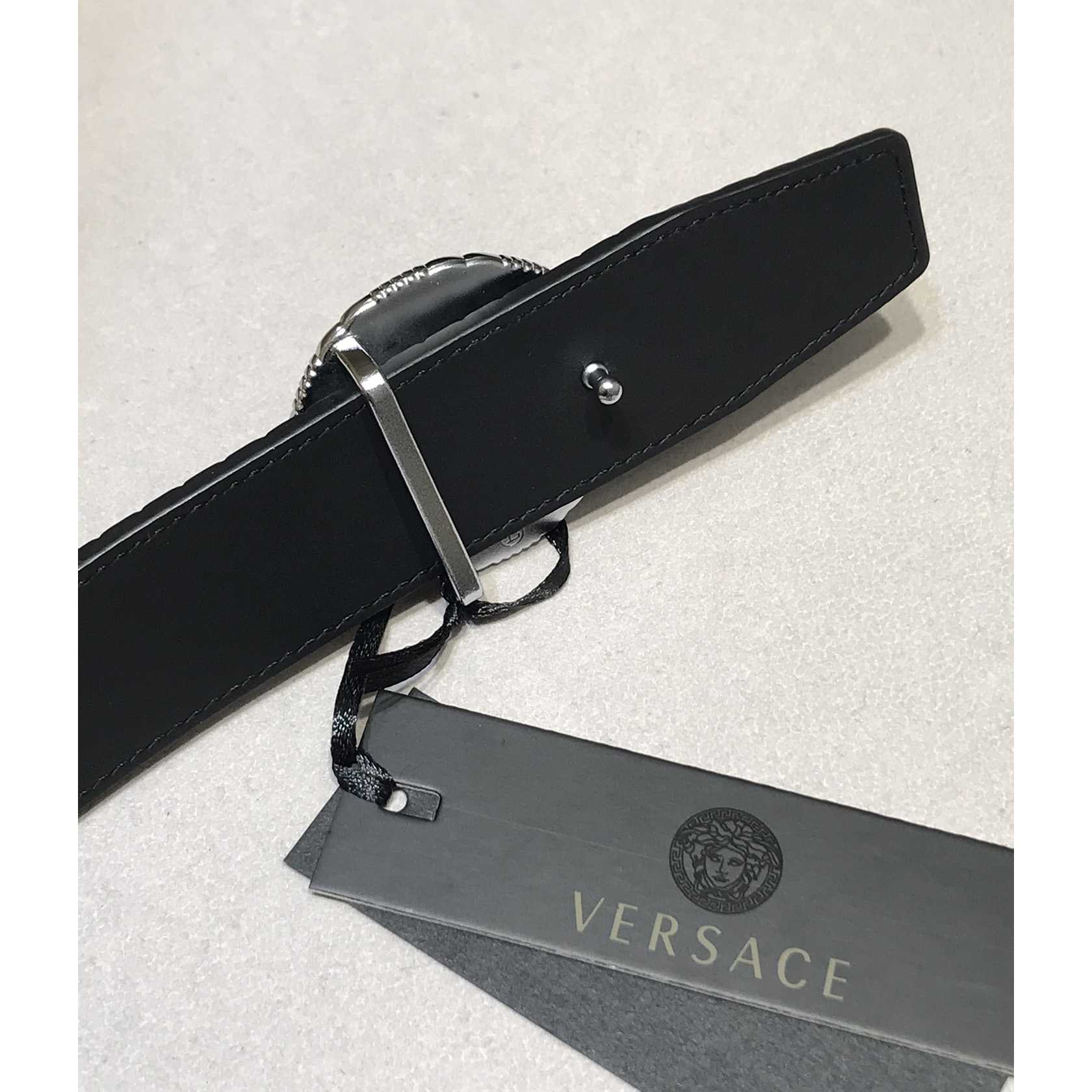 Versace Medusa Leathre Belt    39mm - DesignerGu