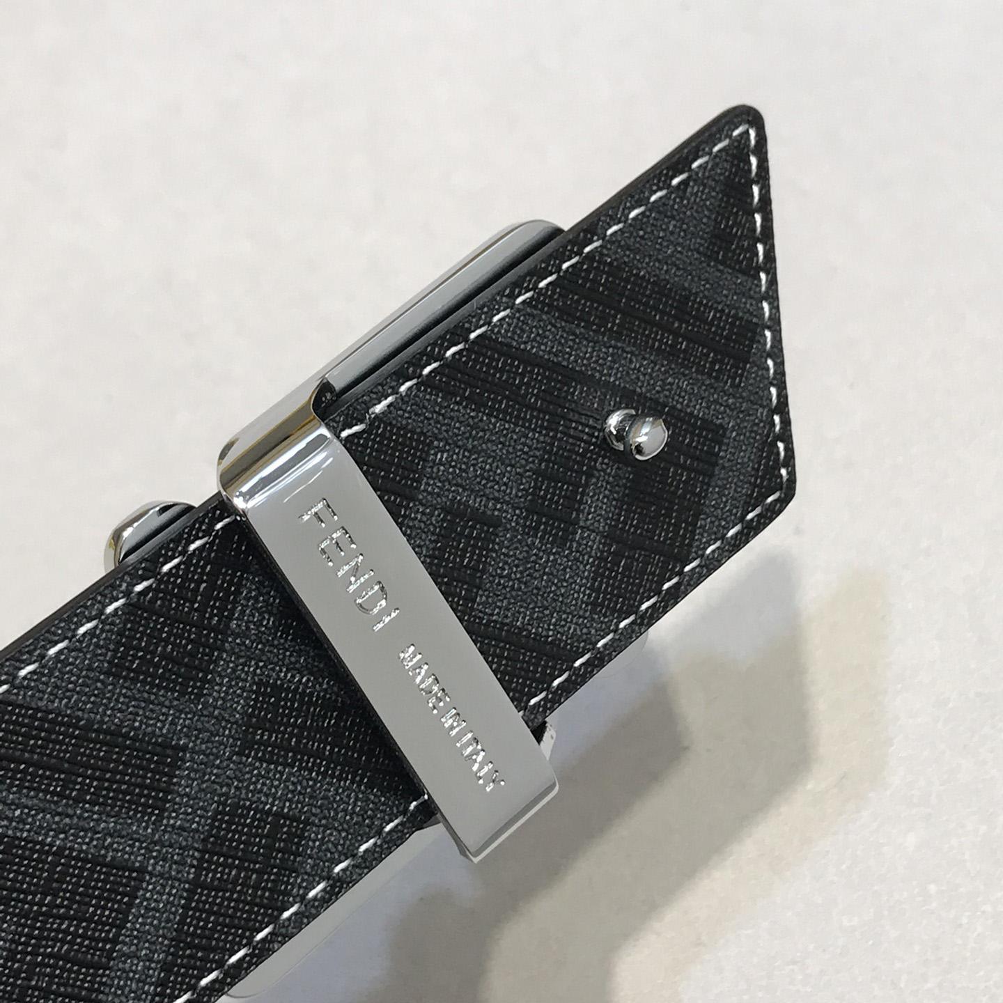 Fendi Black Leather Belt - DesignerGu