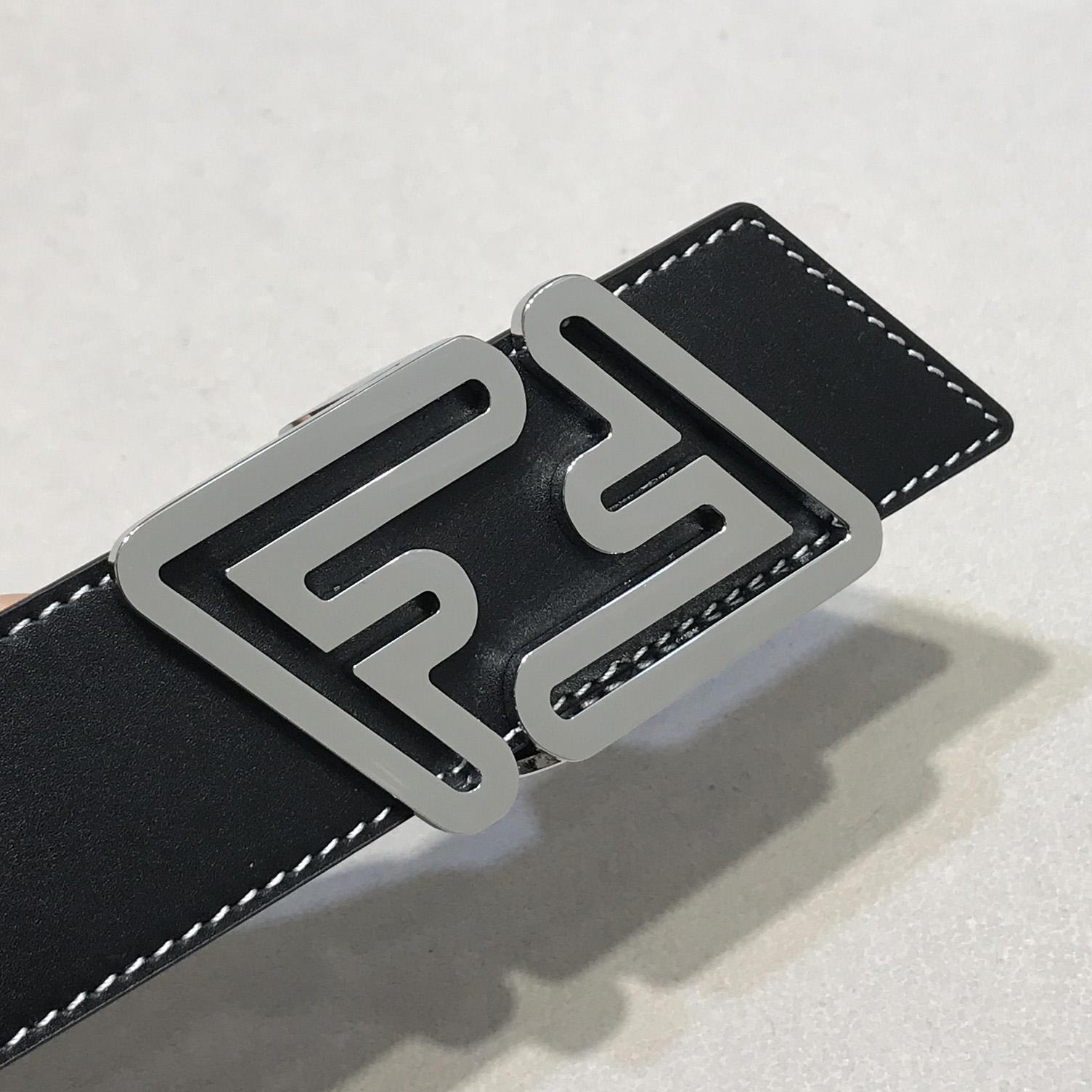 Fendi Black Leather Belt - DesignerGu