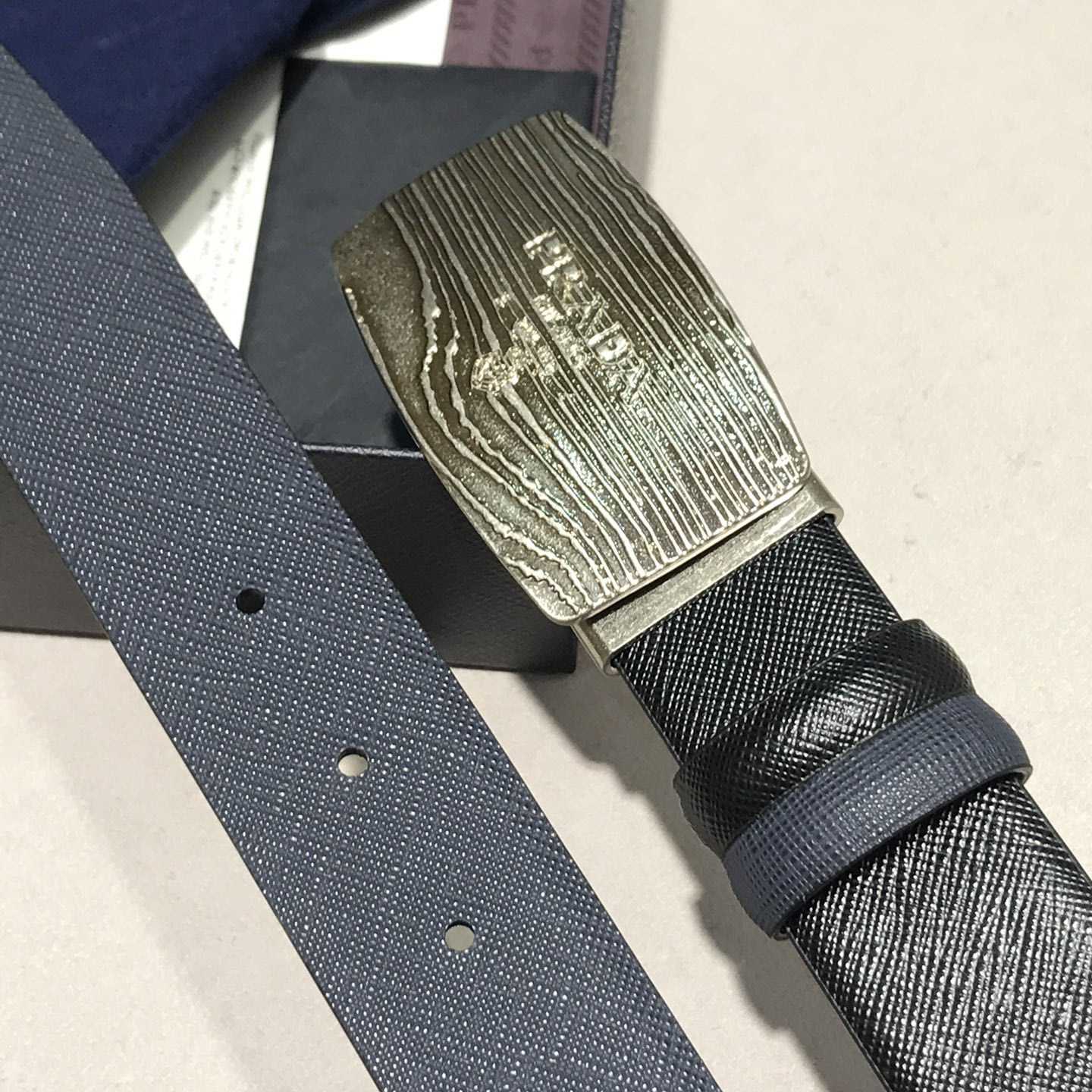 Prada Leather Belt - DesignerGu