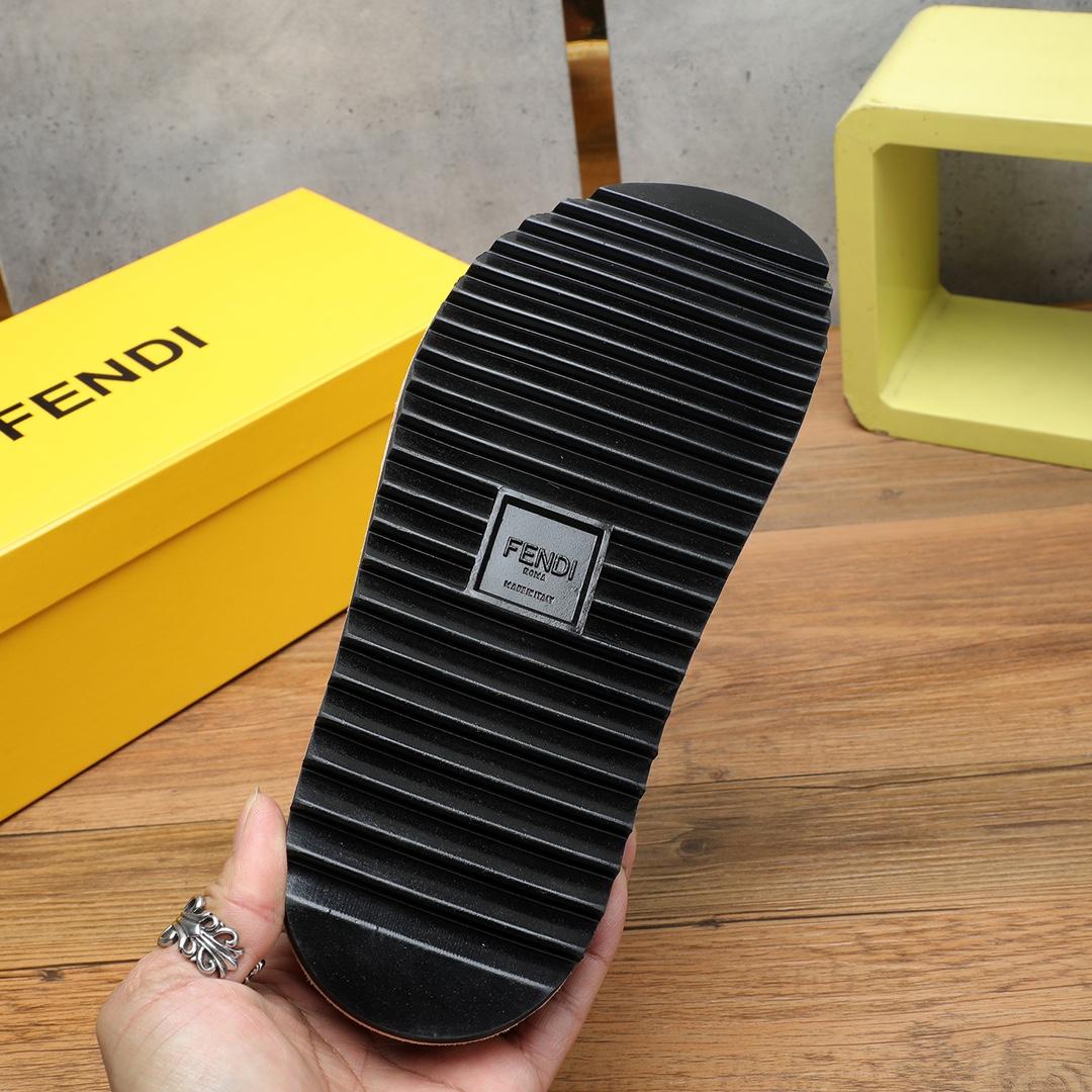 Fendi FF Logo Slides - DesignerGu