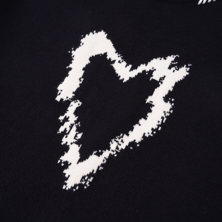 Saint Laurent Heart Sweater - DesignerGu