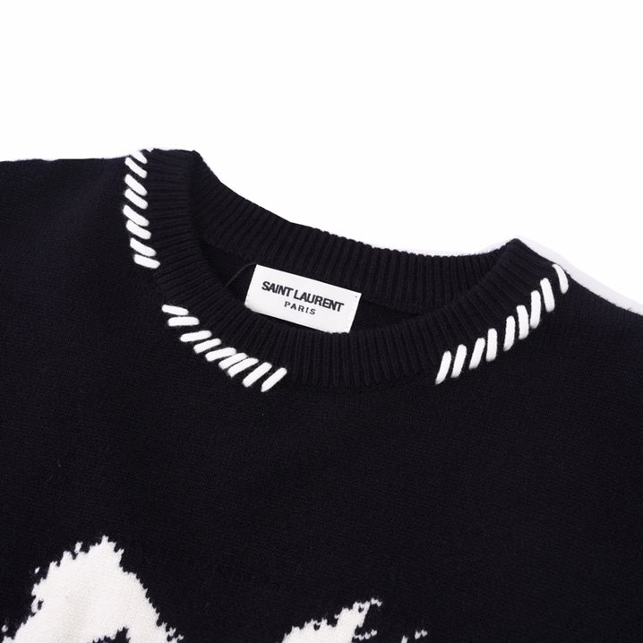 Saint Laurent Heart Sweater - DesignerGu