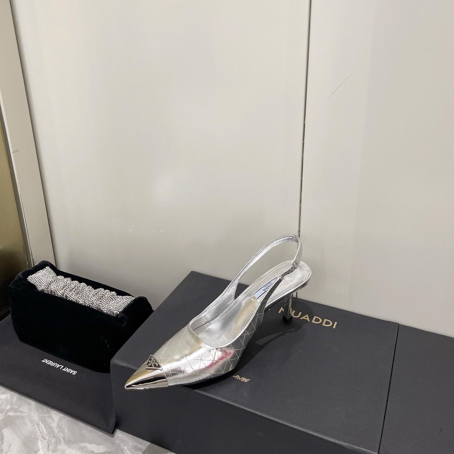 Prada 75mm Slingback Pump - DesignerGu