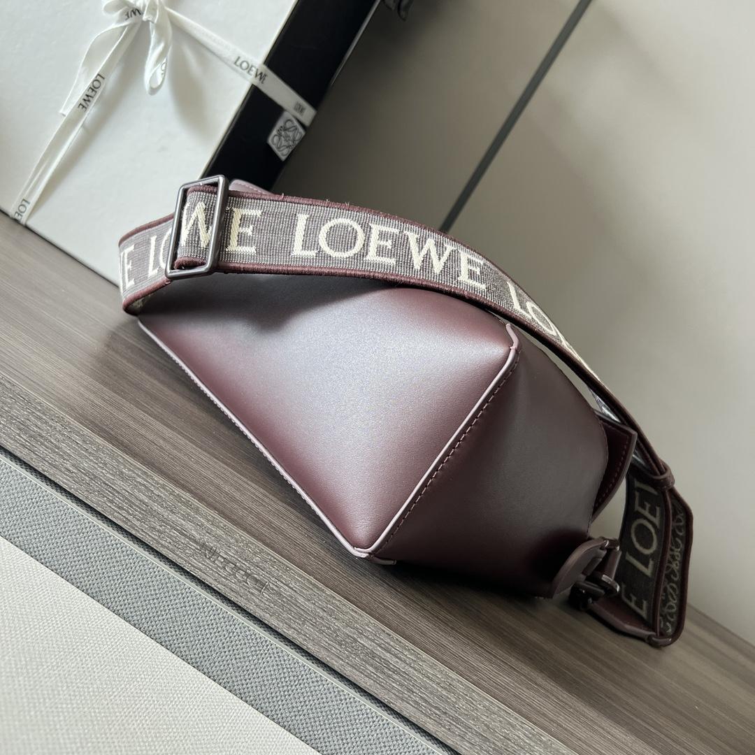 Loewe Small Puzzle Edge Bag In Satin Calfskin - DesignerGu