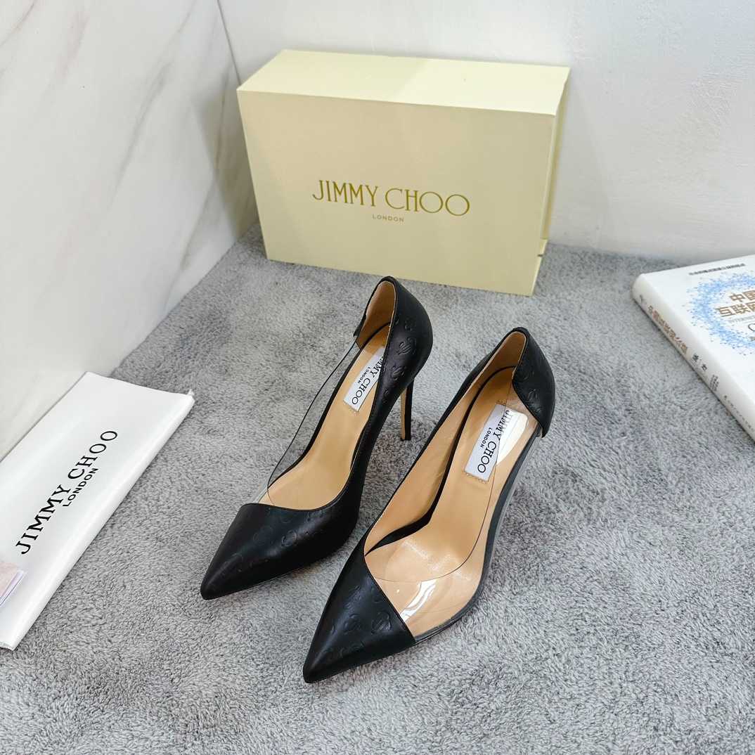 Jimmy Choo Leathre Cass Pumps   105mm - DesignerGu