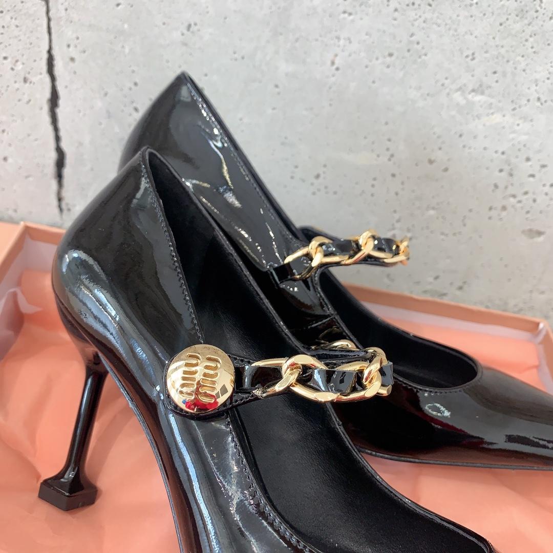 Miu Miu Patent Leather Pumps - DesignerGu