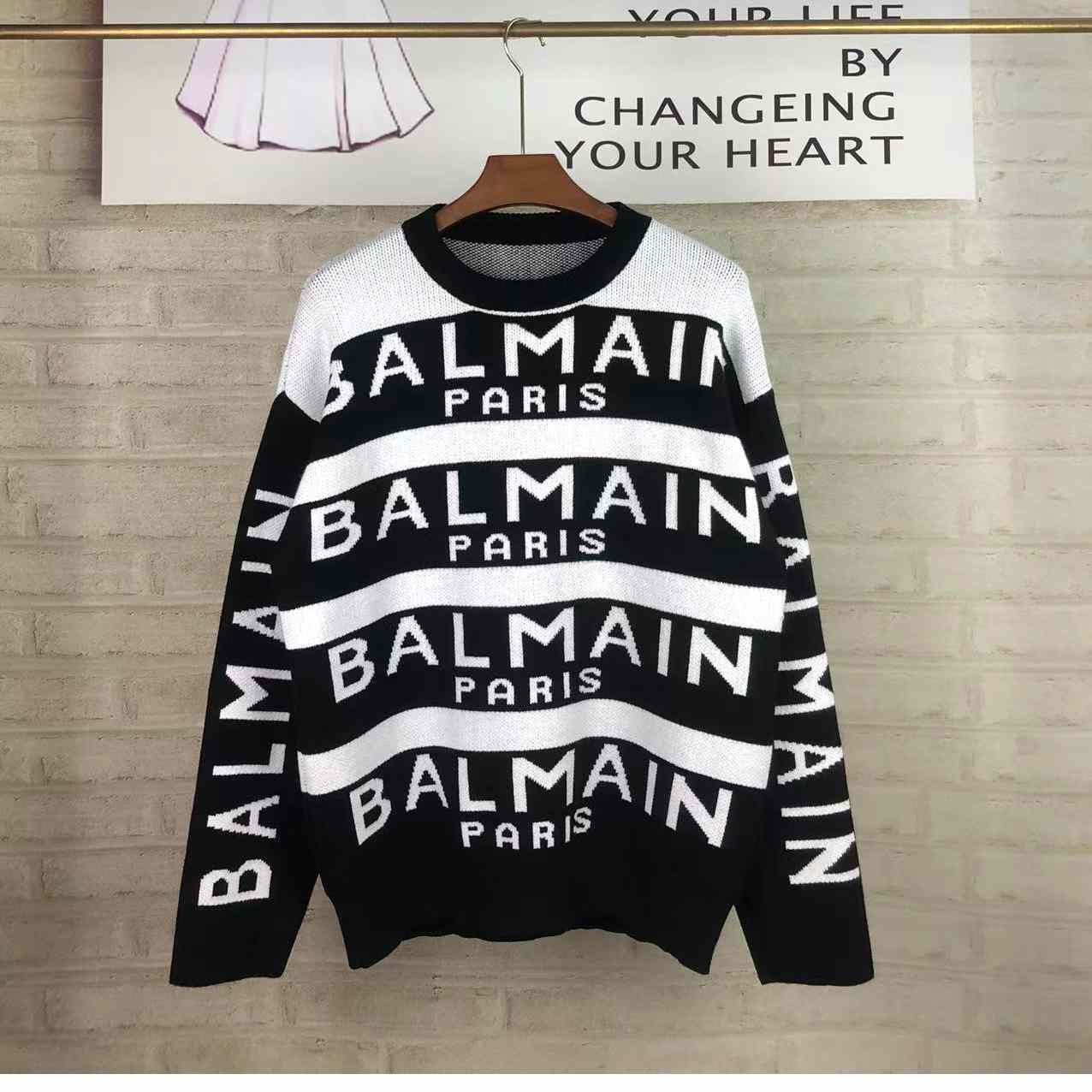Balmain Wool-blend Crew-neck Sweater - DesignerGu