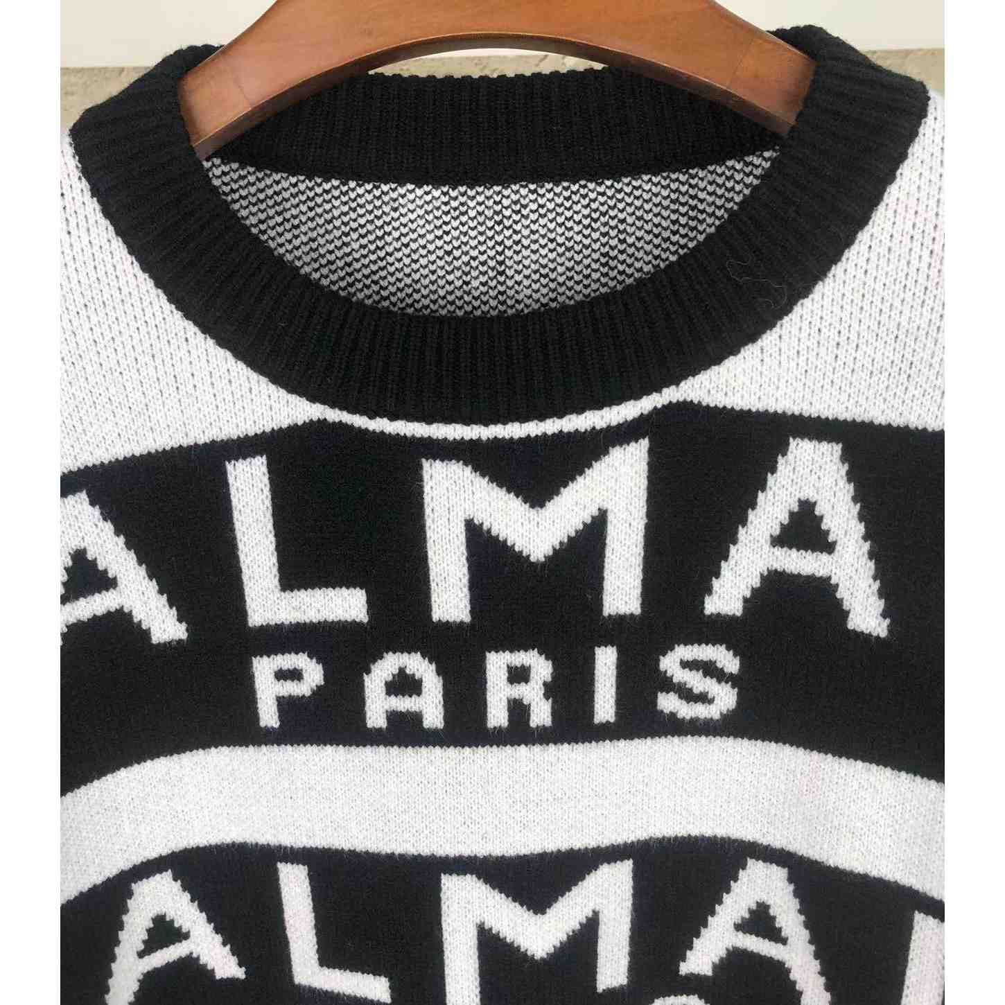 Balmain Wool-blend Crew-neck Sweater - DesignerGu