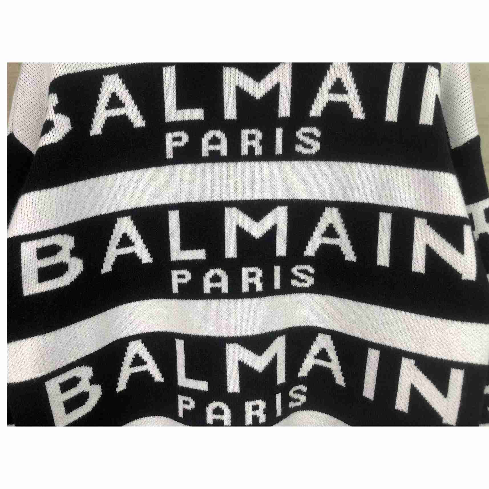 Balmain Wool-blend Crew-neck Sweater - DesignerGu