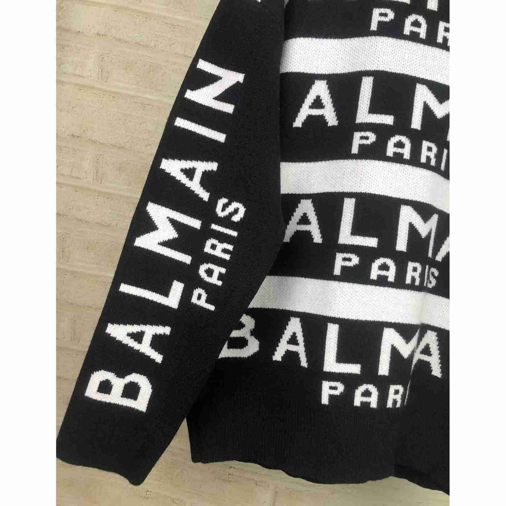 Balmain Wool-blend Crew-neck Sweater - DesignerGu