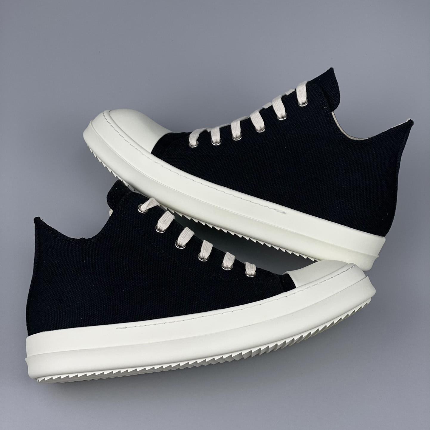 Rick Owens Drkshdw Low Top Ramones Sneakers - DesignerGu