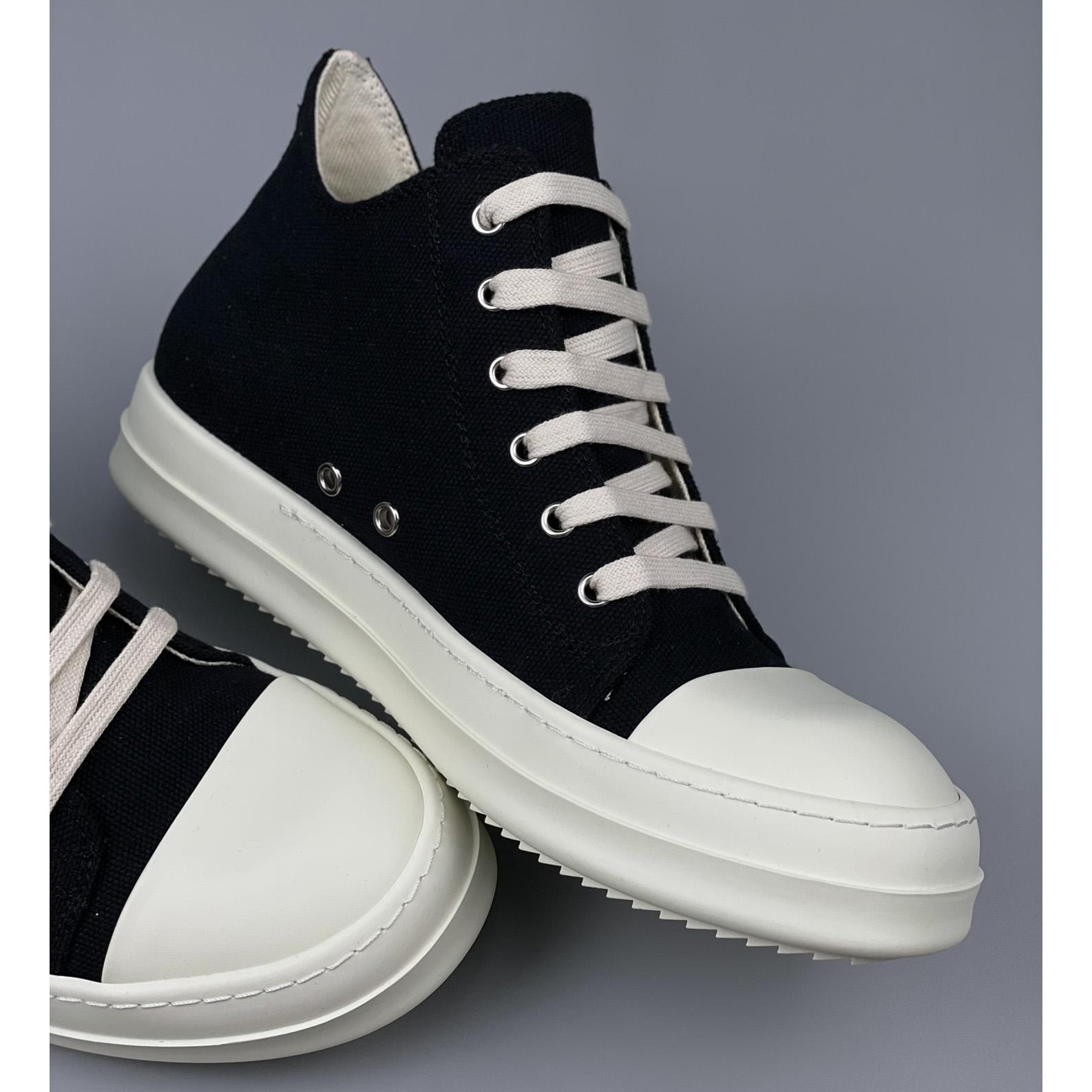 Rick Owens Drkshdw Low Top Ramones Sneakers - DesignerGu