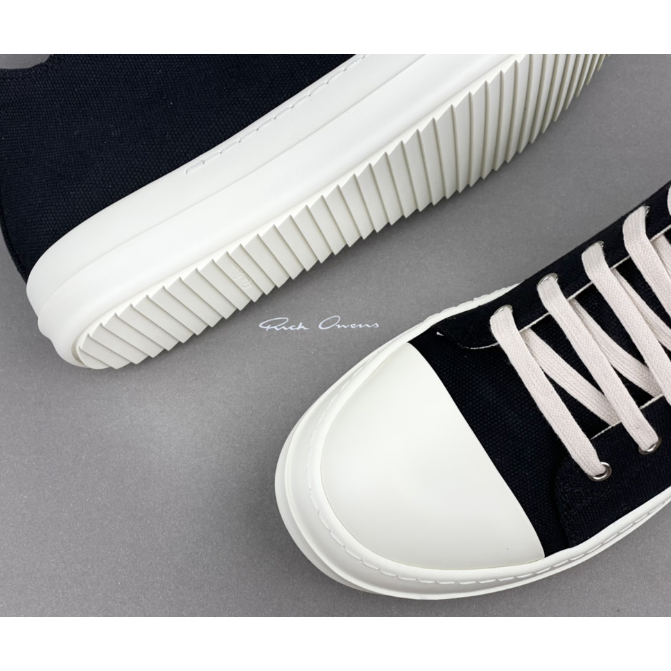 Rick Owens Drkshdw Low Top Ramones Sneakers - DesignerGu