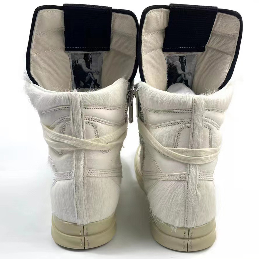 Rick Owens Dunks High-Top Sneakers - DesignerGu