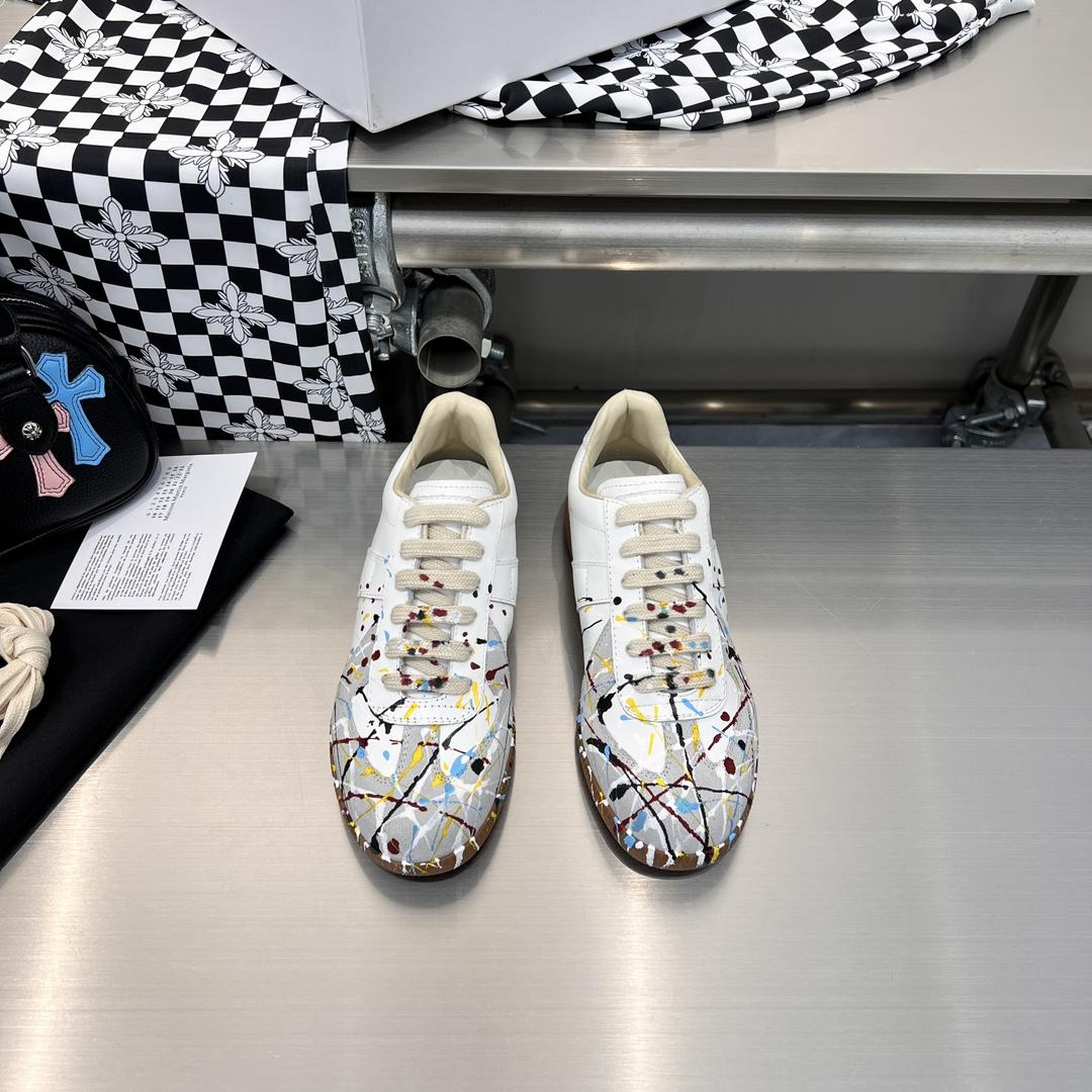 Maison Margiela Paint Replica Sneakers - DesignerGu